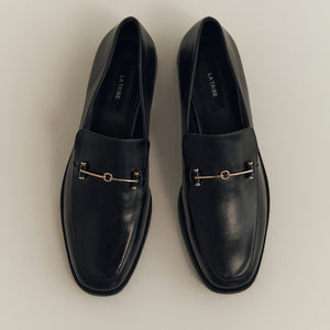 Suit Loafer - Black/Gold