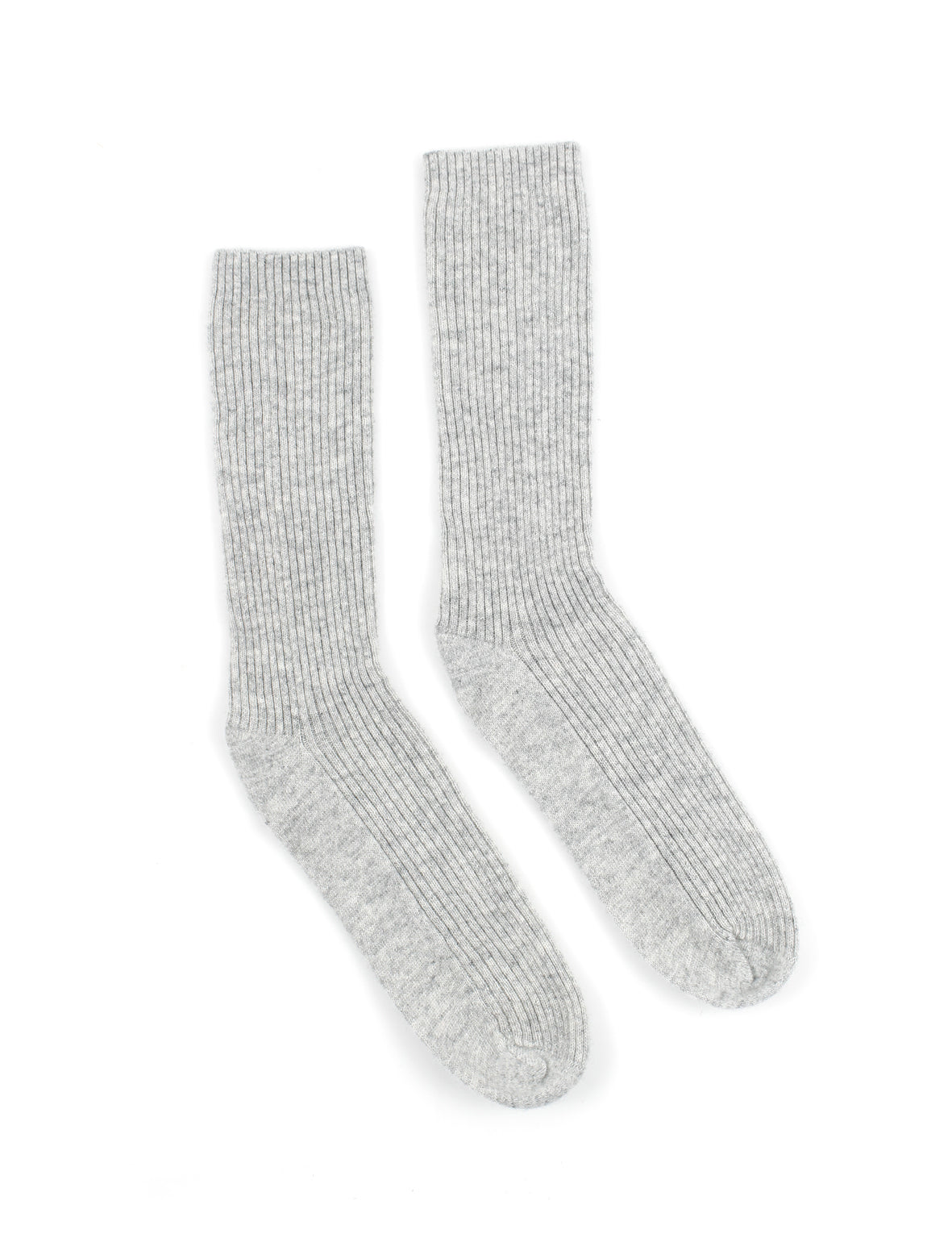 Cashmere Bed Sock - Grey Marle