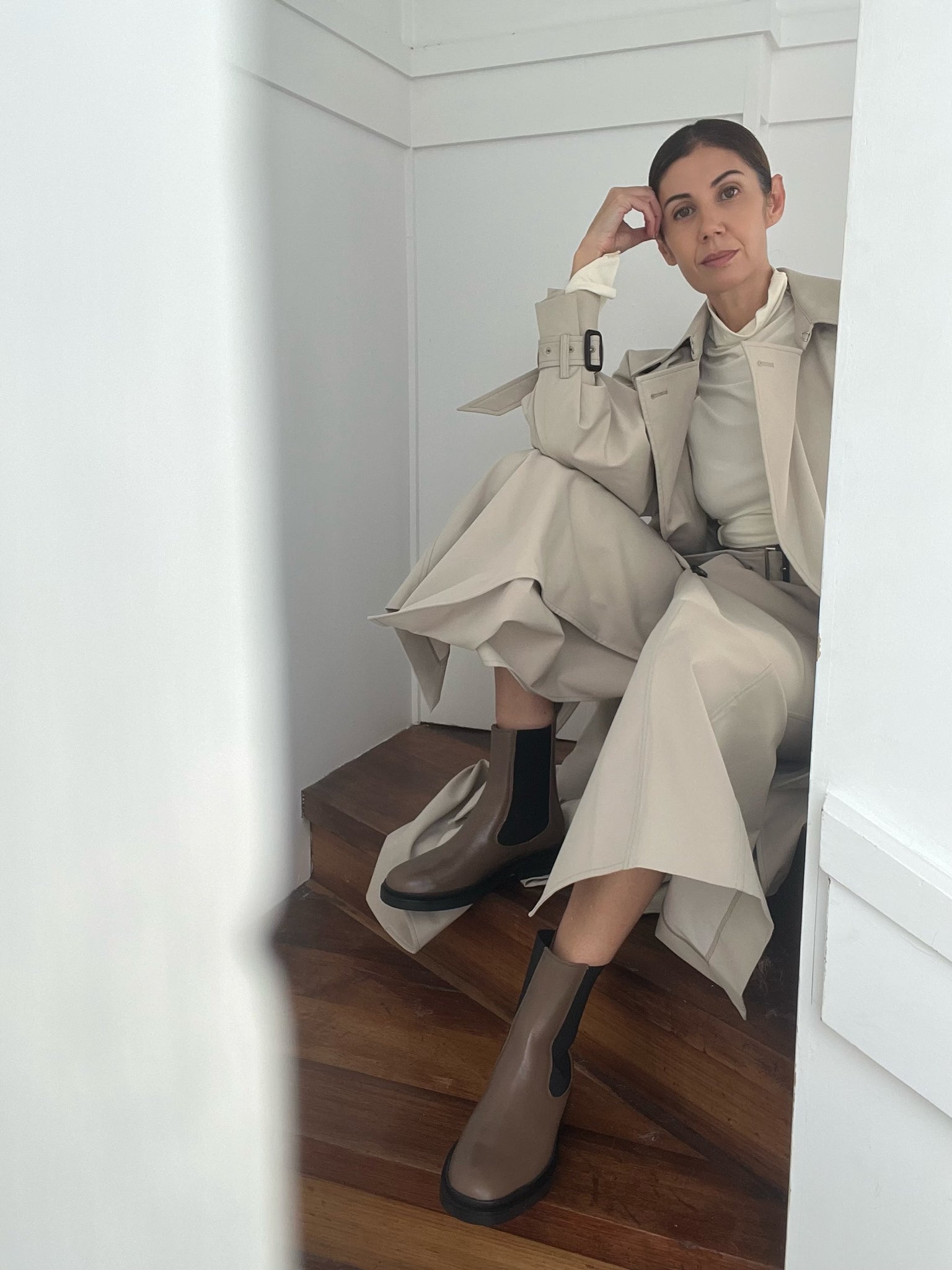 As Seen On | Lissy Graham in the James Mid Ankle Boot