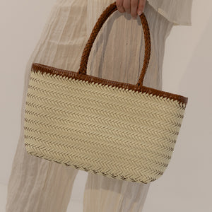 Amelia Bag - Cream/Vintage Tan