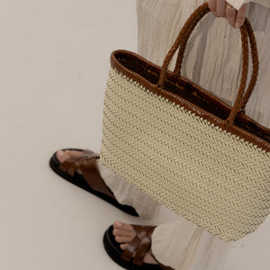 Amelia Bag - Cream/Vintage Tan