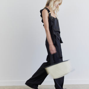 Amelia Bag - Cream/Black