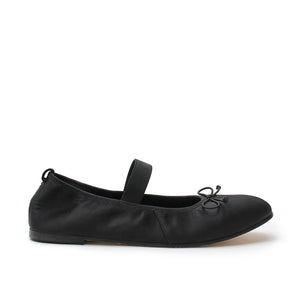 Ballet Flat - Black Satin