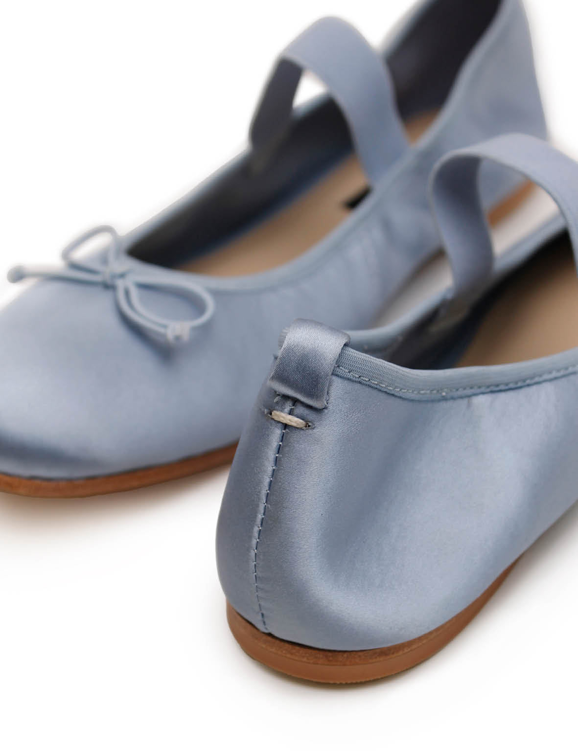 Ballet Flat - Capri Blue Satin
