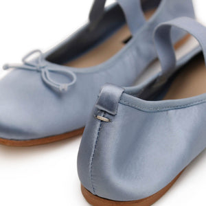 Ballet Flat - Capri Blue Satin