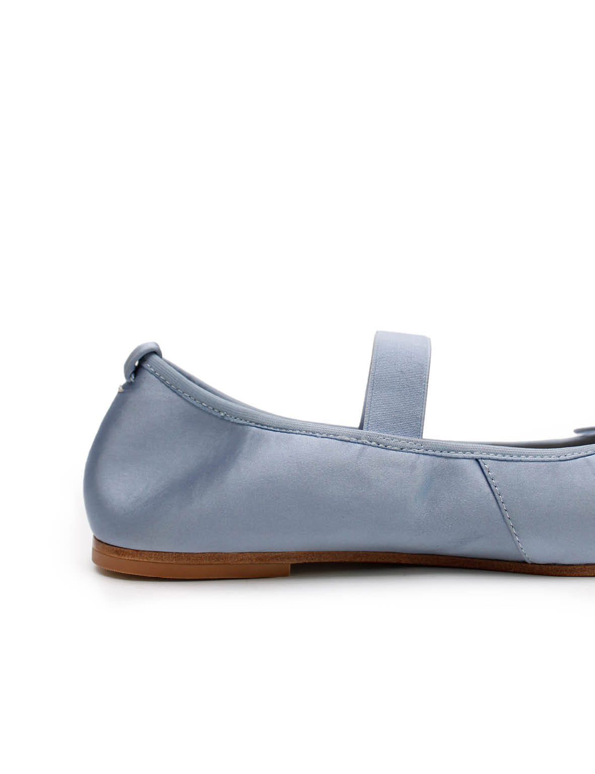 Ballet Flat - Capri Blue Satin