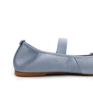 Ballet Flat - Capri Blue Satin