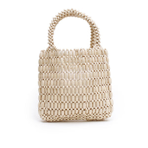 Beaded Bag - Bone