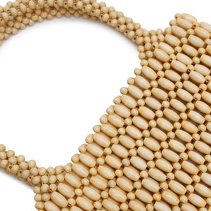 Beaded Bag - Natural