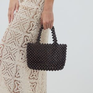Bon Bon Beaded Bag - Brown