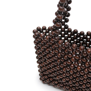 Bon Bon Beaded Bag - Brown