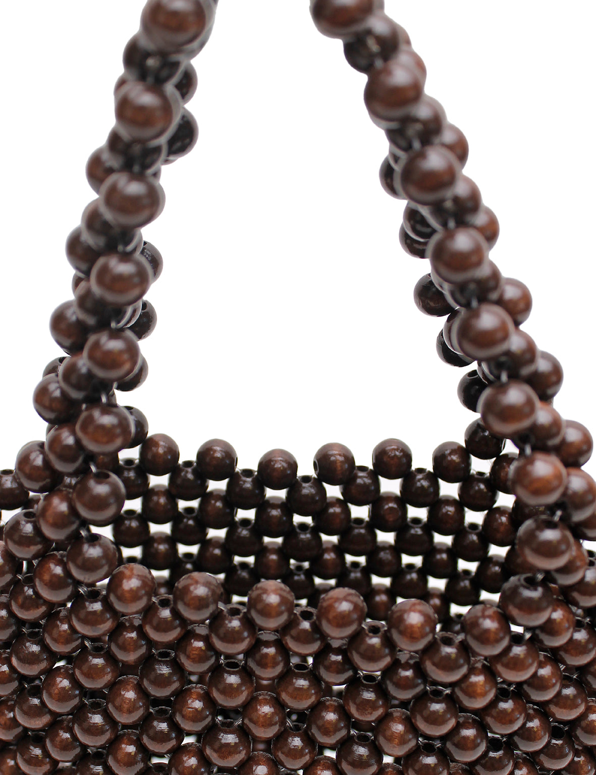 Bon Bon Beaded Bag - Brown