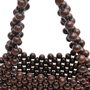 Bon Bon Beaded Bag - Brown