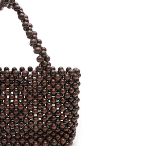 Bon Bon Beaded Bag - Brown