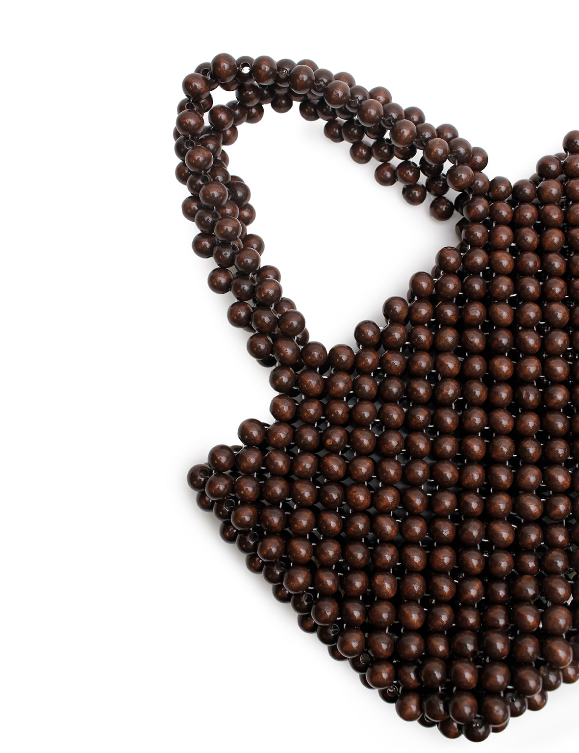 Bon Bon Beaded Bag - Brown