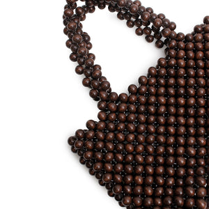Bon Bon Beaded Bag - Brown