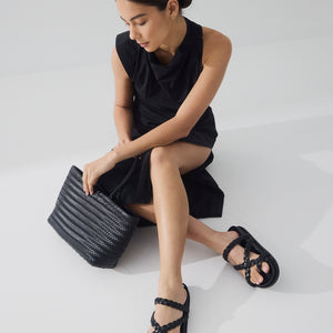 Braided Sandal - Black