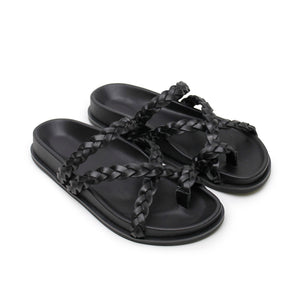 Braided Sandal - Black