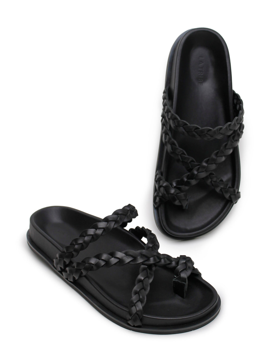 Braided Sandal - Black