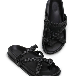 Braided Sandal - Black