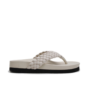 Braided Thong - Cream