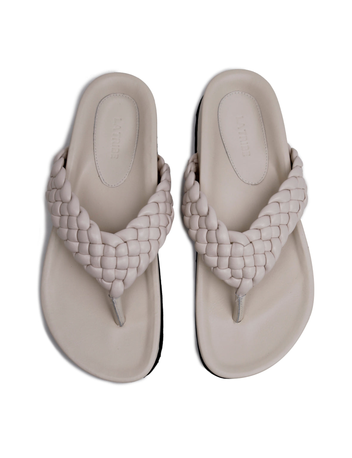 Braided Thong - Cream