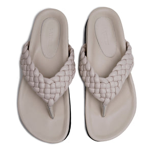 Braided Thong - Cream