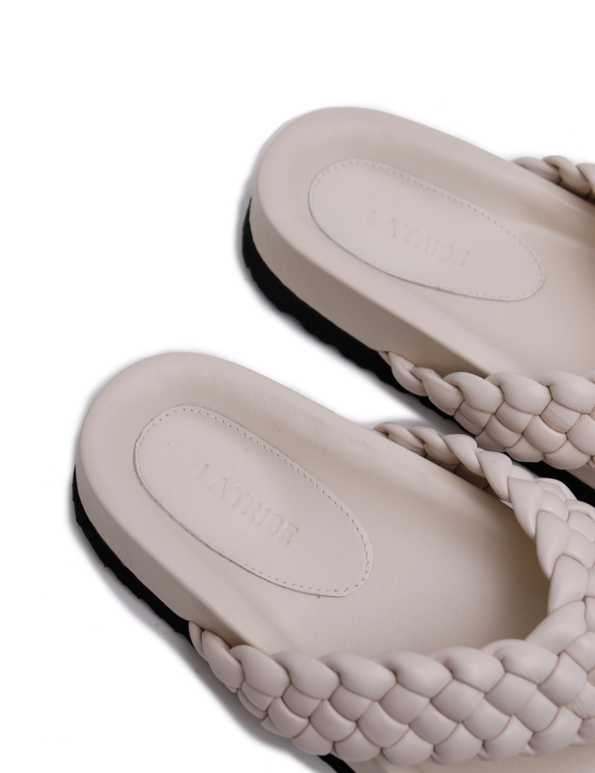 Braided Thong - Cream