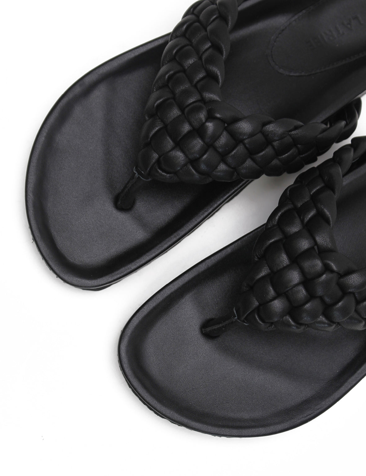 Braided Thong - Black