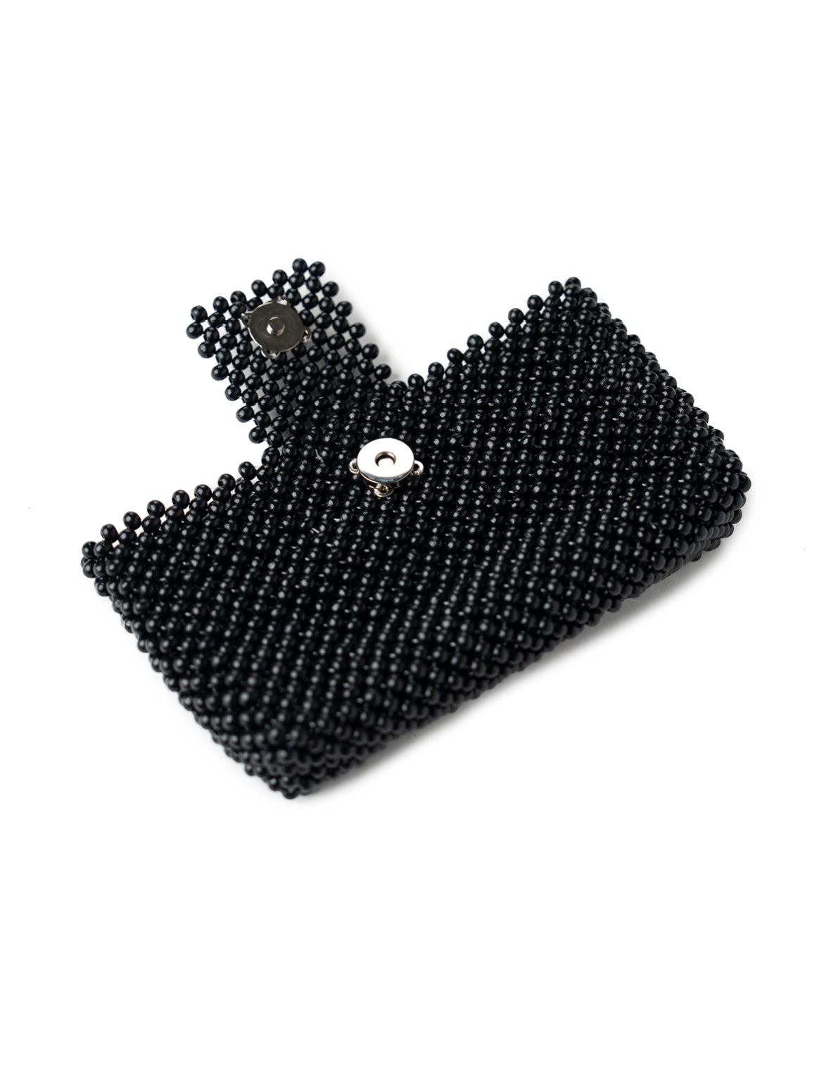 Beaded Wallet Black