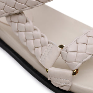Elke Braided Sandal - Oyster