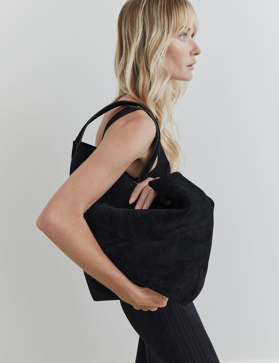 Everyday Bag - Black Suede