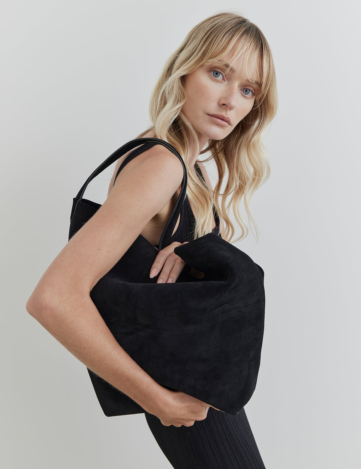 Everyday Bag - Black Suede