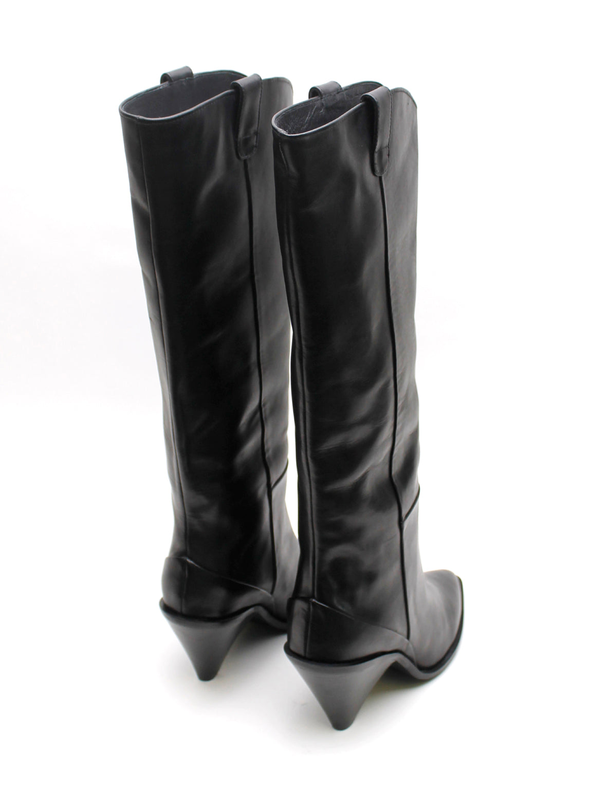 Frankie Knee High Boot - Black