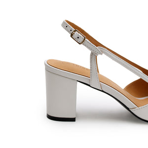 Gigi Woven Heel - Tofu