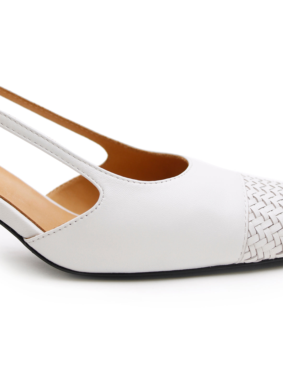Gigi Woven Heel - Tofu
