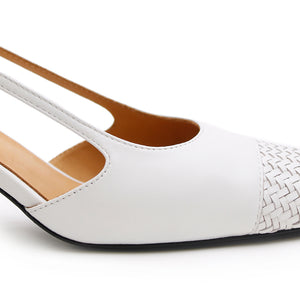Gigi Woven Heel - Tofu