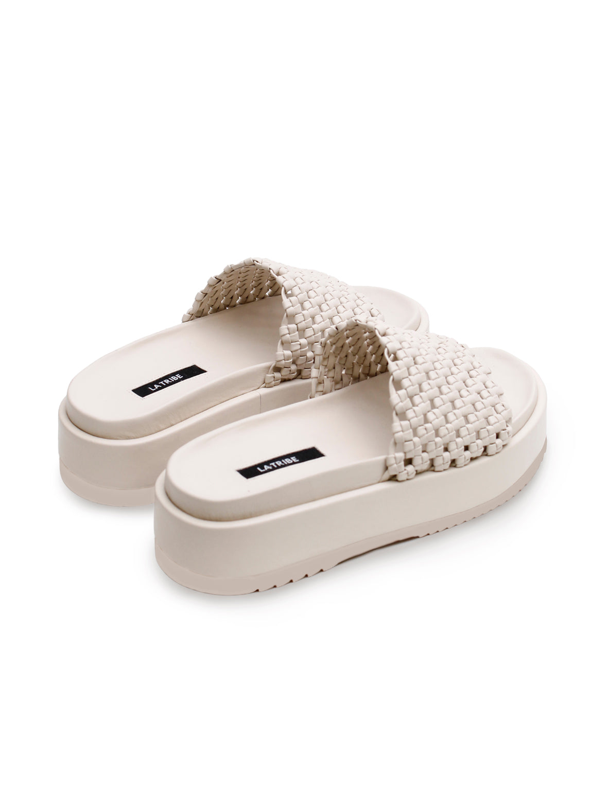 Knotted Platform Slide - Milk