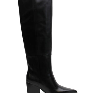 Leone Knee High Boot - Black