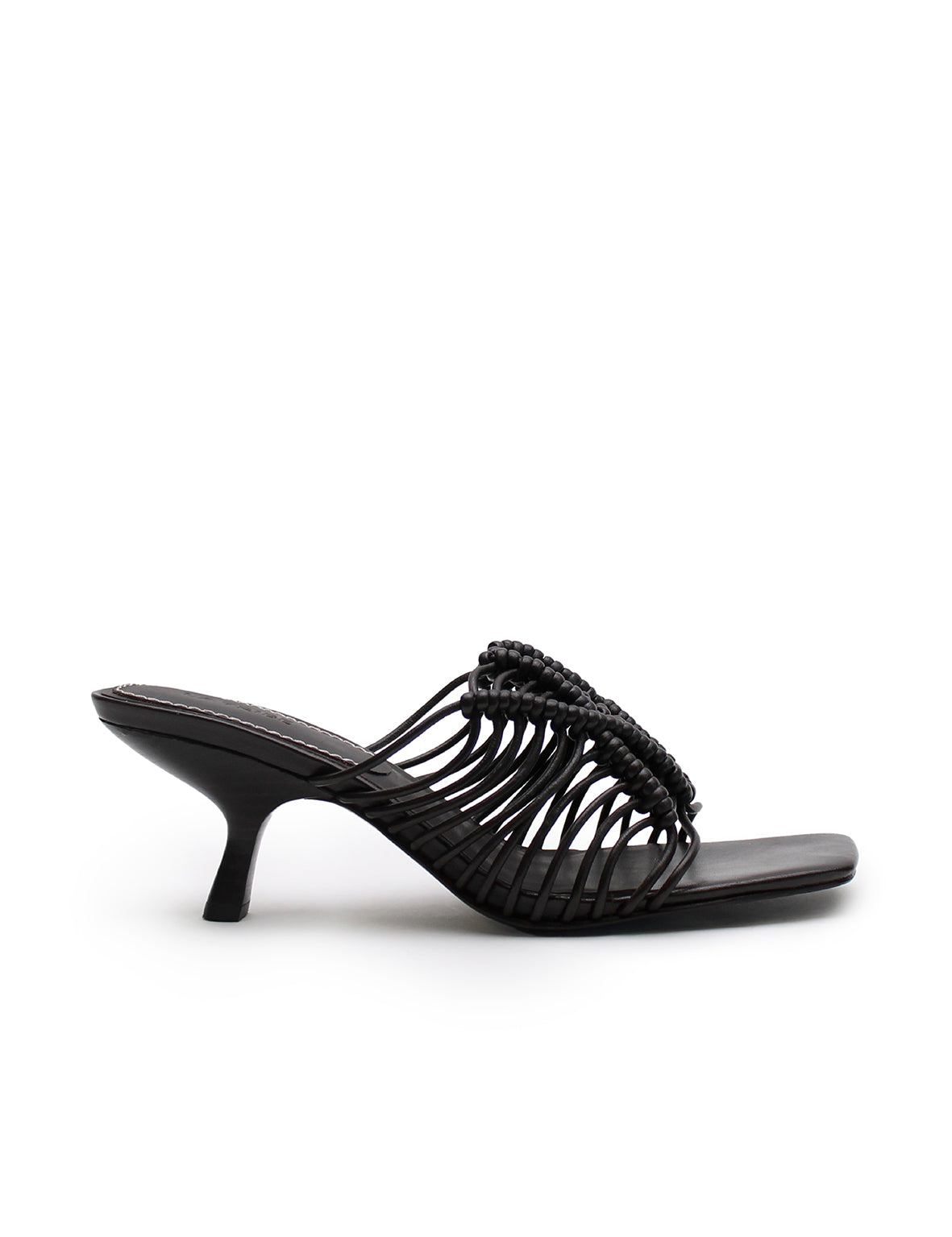 Macrame Heel - Pepper