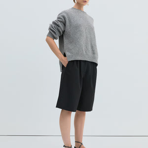 Maggie Flat - Black/Crystal