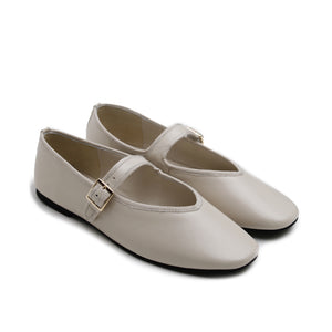 Mary-Jane Shiny Eggshell