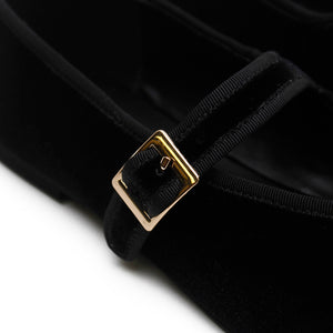 Mary-Jane Silk Velvet