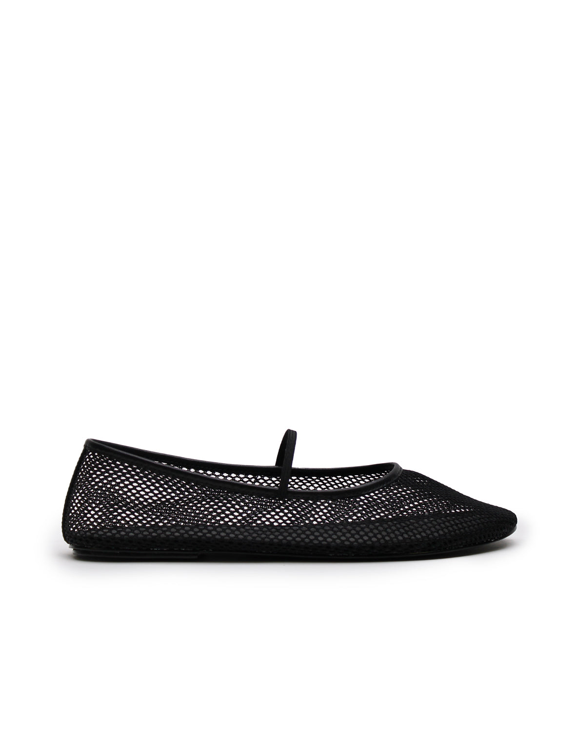 Net Ballet Flat - Black