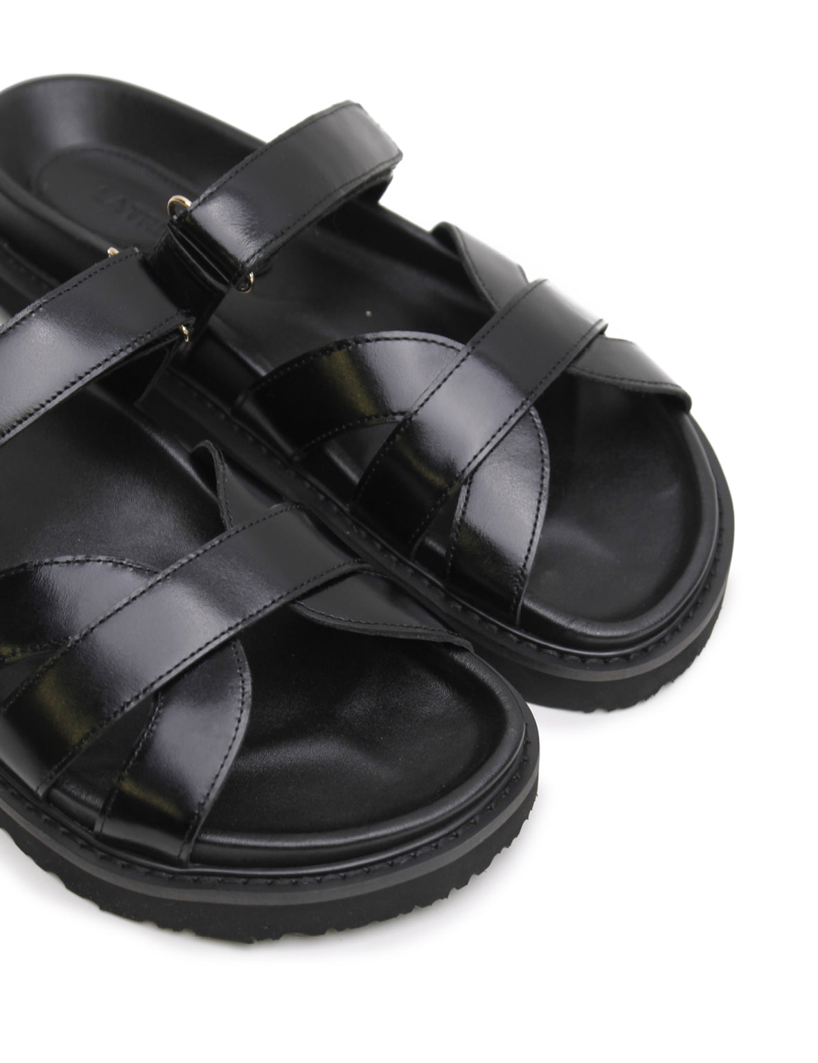 Olive Slide Black