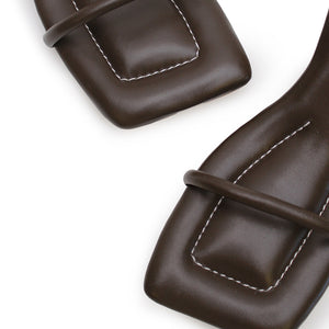 Padded Kitten Heel - Earth