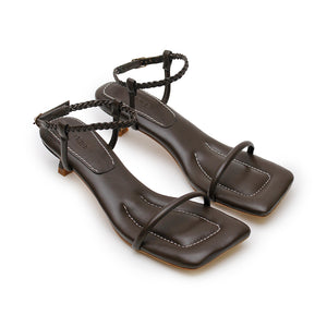 Padded Kitten Heel - Earth