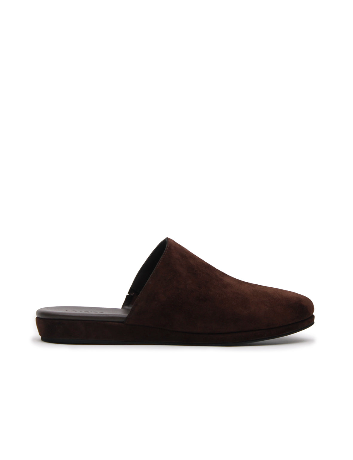 Plain Slip-On Brown Suede