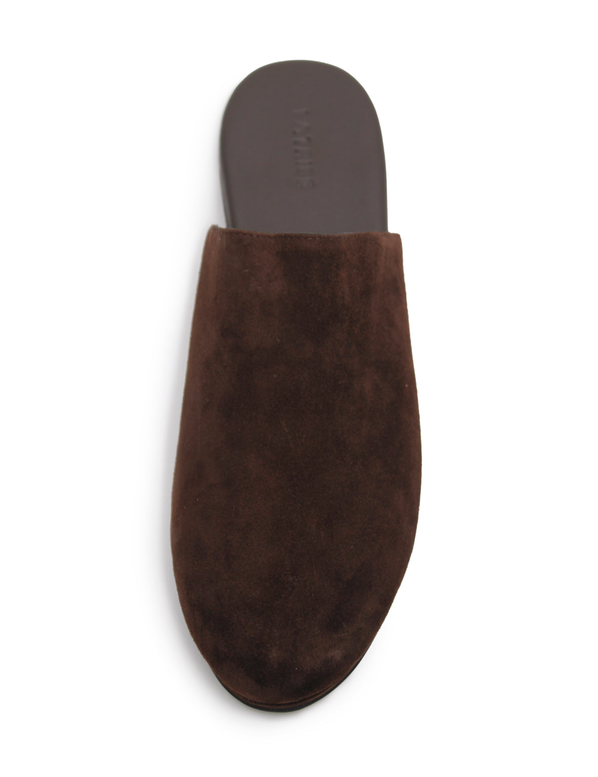 Plain Slip-On Brown Suede