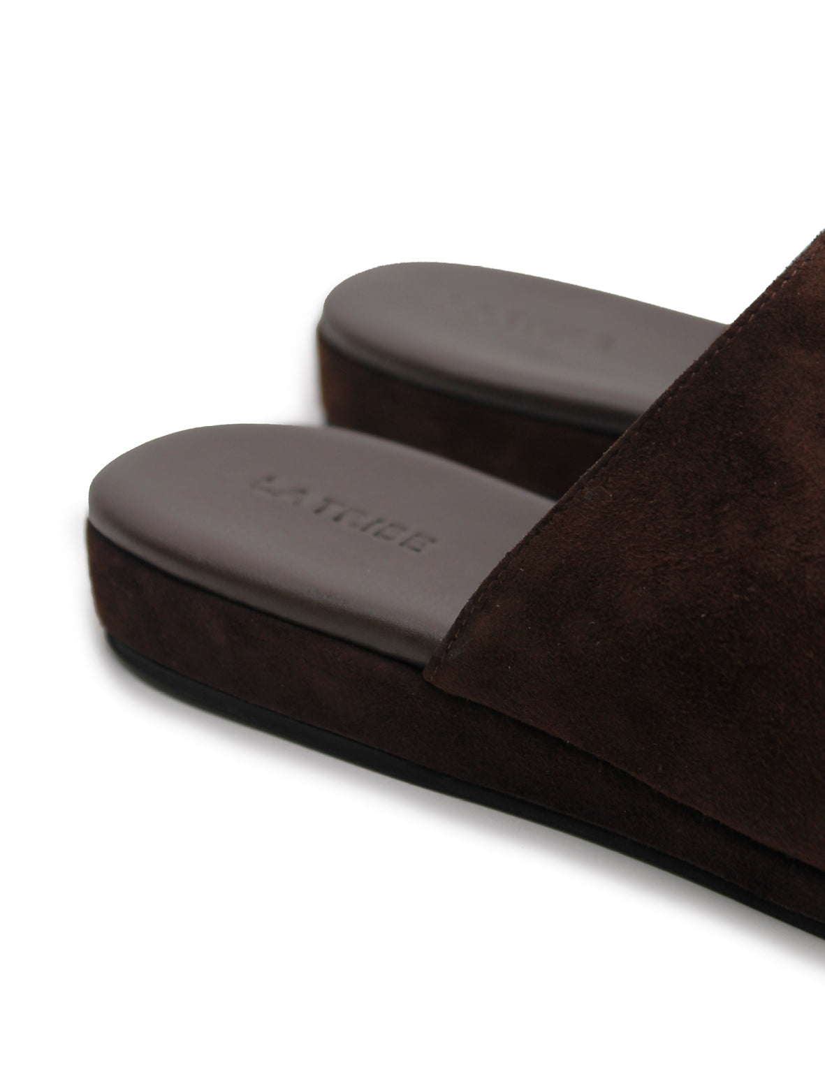 Plain Slip-On Brown Suede
